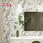 Self Adhesive Waterproof 3D Natural Flower Wallpaper for Easy Installation on Any Smooth and Clean Surfaces for sale