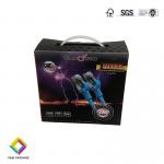 Corrugated Cardboard Branded Carrier Gable Packaging Box For Julice Bottle for sale