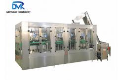 China Crown Cap Beer Glass Bottle Filling Machine 380v / 220v Simple Structure supplier