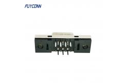 China 14 Pin SCSI Connector Straight PCB Servo Connector With Vertical Terminals supplier