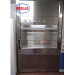 Lab Furniture Ducted Fume Hood Ventilation Cupboard With Scrubber Tank Systems And Visual Alarms and LED Light for sale