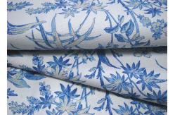 China 12OZ Recycled Cotton Canvas With Printed / Natural Cotton Fabric For Bags supplier