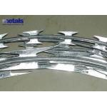 BTO30 Galvanized Concertina Razor Barbed Wire Green PVC Coated for sale