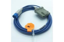 China Adult Soft Tip SPO2 Extension Cable TPU Material 3 Meter With Long Lifespan supplier