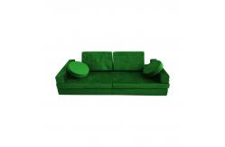 China CertiPur-US Toddlers Babies Small Rectangle Play Sofa Set Couch For Playroom supplier