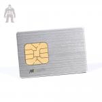 Luxury  Personal Trainer Aluminum Business Cards Extrusion Metal Logo  Included for sale