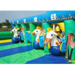PVC Tarpaulin Inflatable Horse Racing Game For Kids , 3 Years Warranty for sale