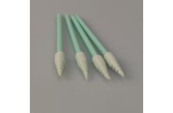 China Lint Free Mini Spiral Pointed Sponge Foam Tip Swab For Watch Cleaning supplier