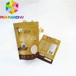 Reusable Dried Food Packaging Bag Three Side Heat Seal Pouch Glossy Surface Printing