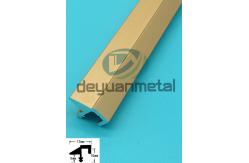 China 10mm Aluminum T Profiles , t shaped aluminium extrusion With Bevel Edge supplier