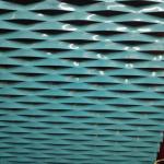 Exterior Wall 4x8 Feet Aluminum Expanded Mesh Sheet  Powder Coated Rustproof for sale