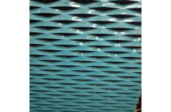 China Exterior Wall 4x8 Feet Aluminum Expanded Mesh Sheet  Powder Coated Rustproof supplier
