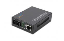 China Cyber Bars SFP Media Converter 40km SC RJ45 With 4W Power Consumption supplier