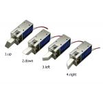 U1054-1D-B Solenoid Door Lock for Storage Cabinet 10mm Stroke B Insulation Class Electroplating for sale