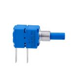 Horizontal Rotary Potentiometer Dual Gang 100K Resistance Value Panel Mount For Home Appliance for sale
