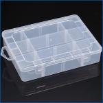 Transparent UL 94V-2 Polypropylene Plastic Packing Box For Electronic Components Kits