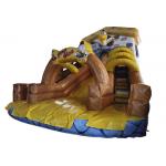 Big inflatable chick-chick dry slide new design inflatable farm slide inflatable chicken house dry slide for sale