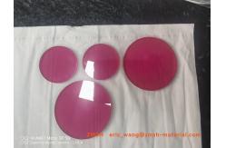 China Cr3+ Doping Ruby Titanium Doped Sapphire For Watch Glass Optical Winows supplier