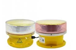 China LED Dual White Red Medium Intensity Aviation Obstruction Light UV Protection Powder Coated supplier