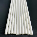 Freezer Safe 5x200mm White Paper Straws For Baby Milk Drinking for sale