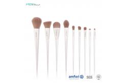 China 9pcs Makeup Brush Gift Set Plastic Handle Package Design Are Acceptable supplier