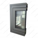 High Quality Two Cavity Aluminum Alloy Window Customized Triple Double Glass for sale