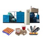 Semi Automatic 1500 PCS/H Recycle Paper Egg Carton Making Machine Pulp Egg Tray Molding Machinery for sale