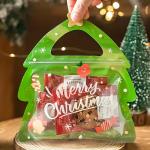 Christmas Stocking Special Shaped Candy Packaging Bag Plastic Zipper Bag For Gummies for sale