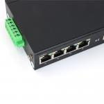 Unmanaged Industrial Ethernet Switches 5 Port POE 100Base-TX DIN Rail Mounting for sale