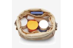 China Fashion Waterproof Leather Cosmetic Cases Luxury Leather Toiletry Bag Custom Logo supplier