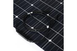 China Small Powerful 12v 50w Solar Panel Semi Flexible Monocrystalline Solar Panel supplier