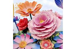 China Exhibition Chinese Flower Lantern Arts Mechanical Design / Graphic Design supplier