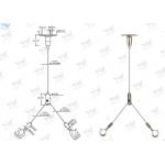 600 Mm X 600 Mm Ceiling Light Suspension Kit , Y Type Aquarium Hanging Kit With Hooks for sale