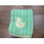 Personalized 100% Cotton Jacquard Bath Towel with Duck Embroide Wholesale Custom Children's Bath Towel for sale