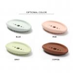 FDA Multifunctional Silicone Soap Box With Cleaning Brush