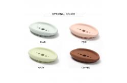 China FDA Multifunctional Silicone Soap Box With Cleaning Brush supplier