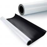 Flexible Magnet Roll Matte White Vinyl 1mm 2mm Magnetic Paper Roll for sale
