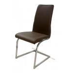 Washable Restaurant Dining Chairs Guestroom Use Elegant Textured PU Shell for sale