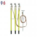 Heavy Duty Grounding Lead With Copper Clamp For Electrical Safety for sale