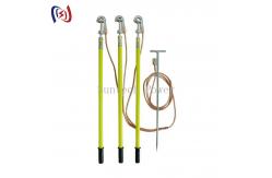 China Heavy Duty Grounding Lead With Copper Clamp For Electrical Safety supplier