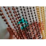Metal Mesh Drapery Ball Bead Chain Curtain For Room Divider for sale