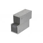 Grey Anodized 6063 Alloy Extruded Aluminum Heatsink for sale