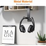Powder Coated Multifunctional Headphone Stand with Custom Logo and Adjustable Stand