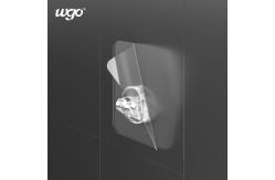China WGO Transparent Sticky Buckle Shower Caddy Adhesive Strips Wire Shelf Fixture supplier