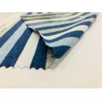 Cotton / Spandex Eng Strip Jersey Fabric for sale