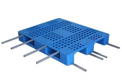 China Steel Reinforced Plastic Pallets For Warehouse 6 T Static Load 1000X1000mm supplier