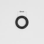 OEM ODM 6mm Black Metal Bra Strap Adjuster Slider for sale