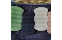 China Customized Konjac Body Sponge Wet Dry Exfoliating Shower Sponge supplier