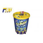Art Paper Chocolate Promotional Dump Bins Easy Assembled Glossy / Matte Film Lamination