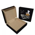 Eco-friendly corrugated paper customized pizza box fast food takeaway packaging box for sale